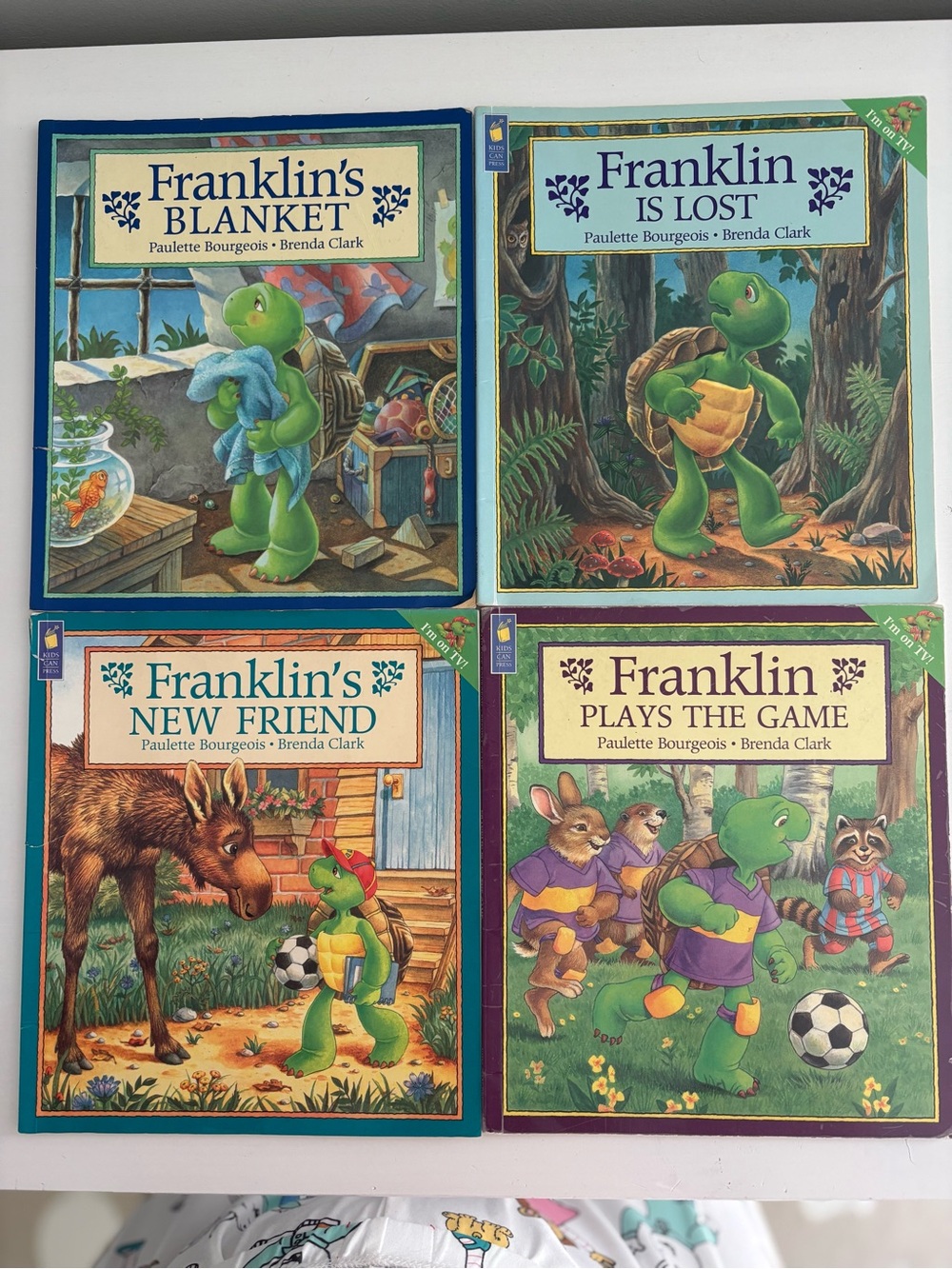 Lot of 4 Franklin the Turtle Books